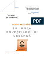 Proiect Ion Creanga