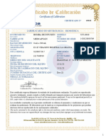 Nuevo Certificado Cal Bomba de Infusion 23511