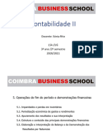 Cont II - Capítulo 5.02 - Operações Do Fim Do Período e Demonstrações Financeiras