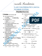 CBSE CLASS 9 MATHS NUMBER SYSTEM WORKSHEET (1)