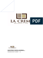 Menu La Crema