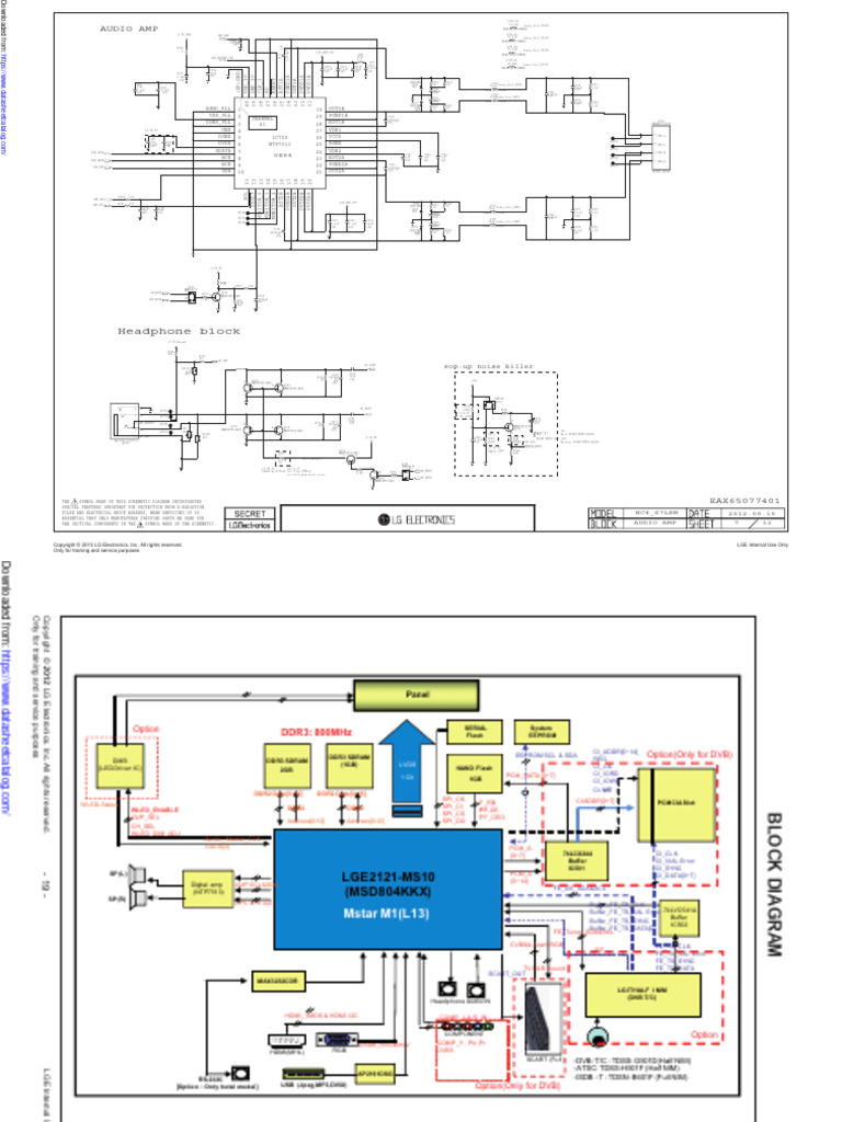NTP7513 Audio IC Circuit Diagram | PDF