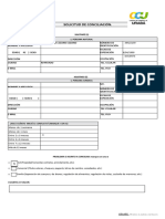 Formato de Solicitud de Conciliación. Persona Juridica.