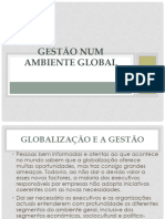 Aula 1 - 4ºcapítulo - Gestão Num Ambiente Global