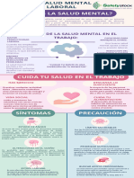 Infografía Salud Mental Ilustrado Multicolor