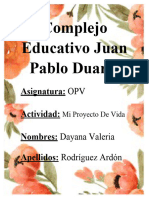 Proyecto de Vida Dayana