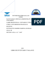 UNIVERCIDAD PERUANA LOS ANDES Separadores Contabilidad II