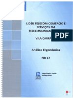 Analise Ergonomica - Vila Carrao 4 - 2012-2013