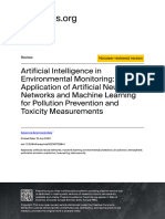 Artificial Intelligence in Environmental Monitorin