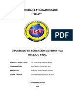 Victor Hugo Vasquez Avalos - TRABAJO FINAL DIPLOMADO ED. ALTERNATIVA