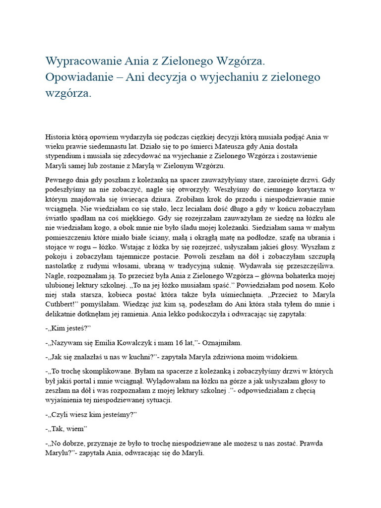 wypracowanie-ania-z-zielonego-wzg-rza-pdf