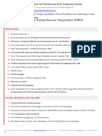 Unduh Standar Pelayanan - Rekomendasi Perizinan Taman Bacaan Masyarakat (TBM)