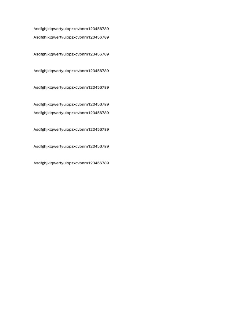 Repetitive Text Sample Document | PDF | Cooking, Food & Wine