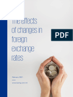 The Effects of Changes in Foreign Exchange Rates