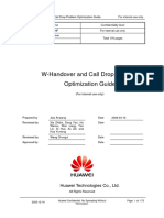 W-Handover and Call Drop Problem Optimization Guide-20070821-A-3.2