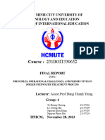 Group4_principles, Operational Challenges, And Perspectives in Boiler Feedwater Treatment Process