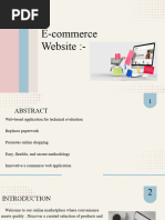 Ecommerce Websiteppt