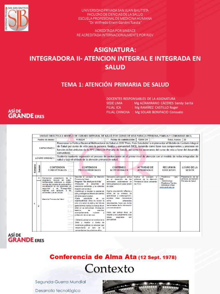 Modelo de Cuidado Integral en Salud | PDF | Organización Panamericana ...