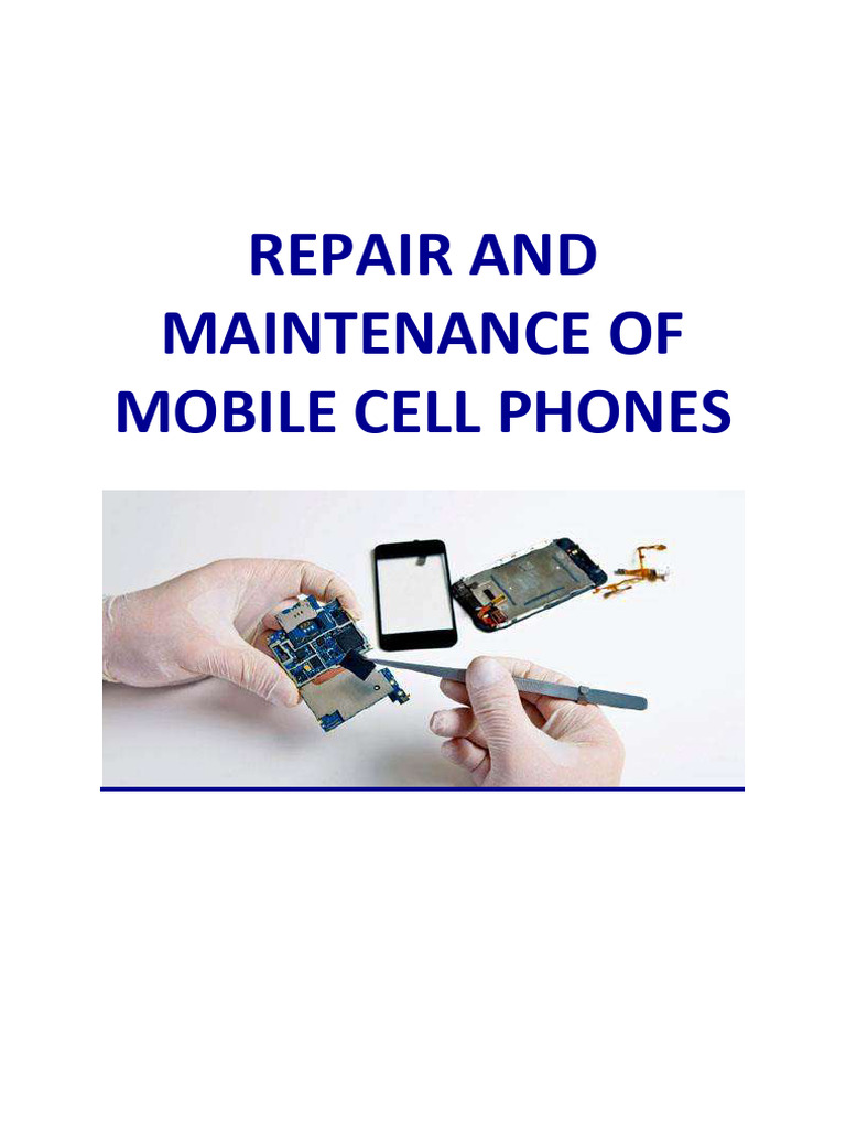 Topic 1 2 24 04 2020 mobile phone repair and maintenance pdf