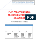 MODELO DE PLAN PARA LA VIGILANCIA,PREVENCION Y CONTROL DE COVID-19 dren lavandero