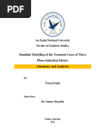 Simulink Modelling of The Transient Case