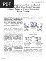 A Study On Autonomous Distributed Control and Grid Accident Robust Control Technique For Energy Router in Distributed Generation Linked Clusters