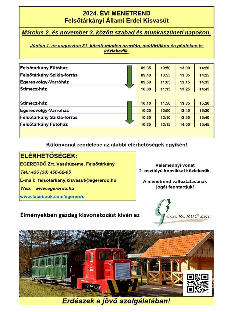 Menetrend Felsotarkany | PDF