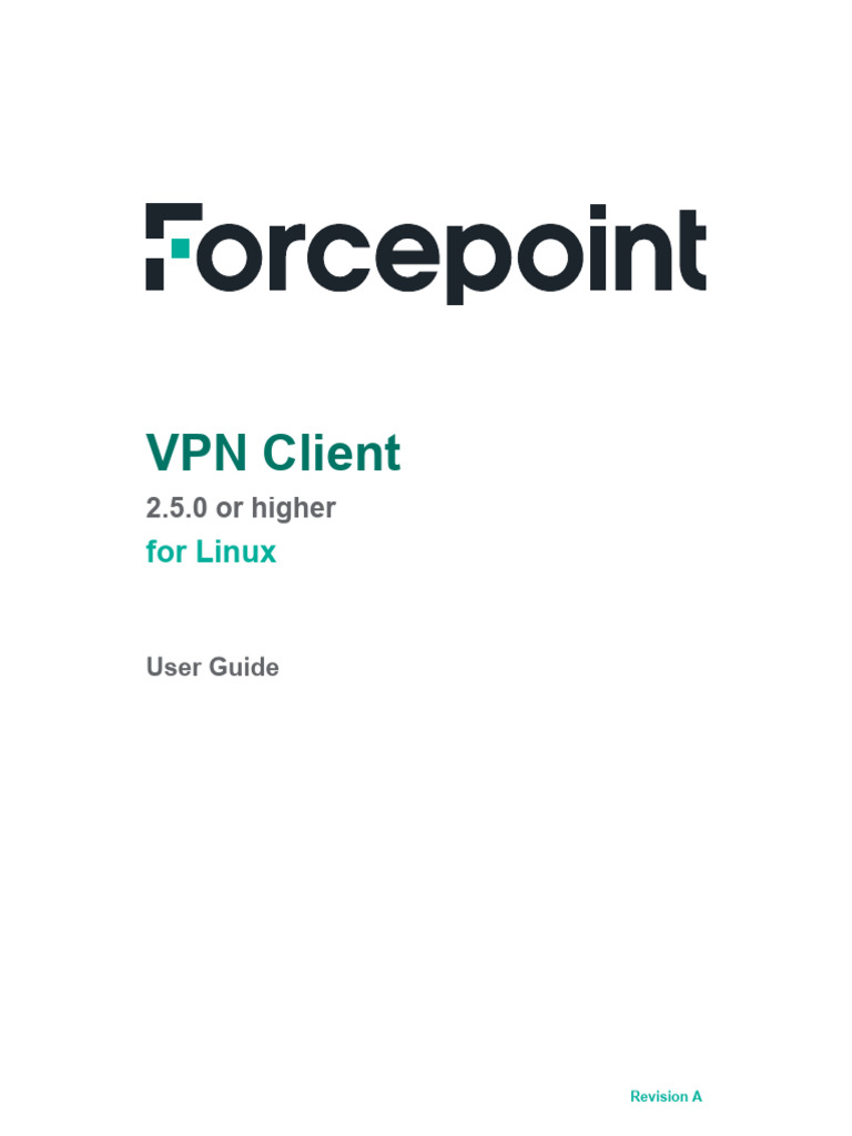 Forcepoint VPN Client for Linux Guide | PDF | Virtual Private Network ...