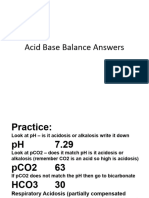 Acid Base Balance Answers