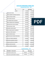 Lista de Participacion en Censo Upe