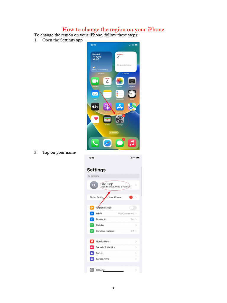 How To Change The Region On Your Iphone PDF