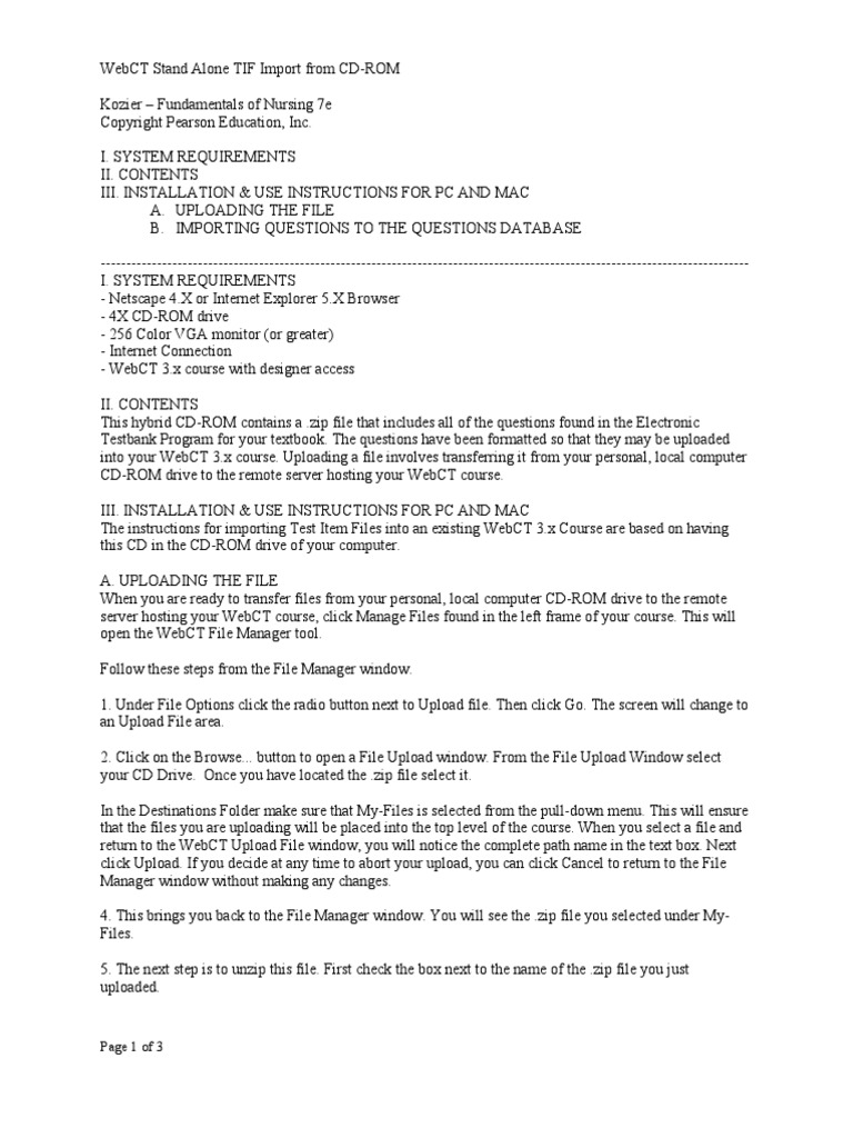 Instructions | PDF