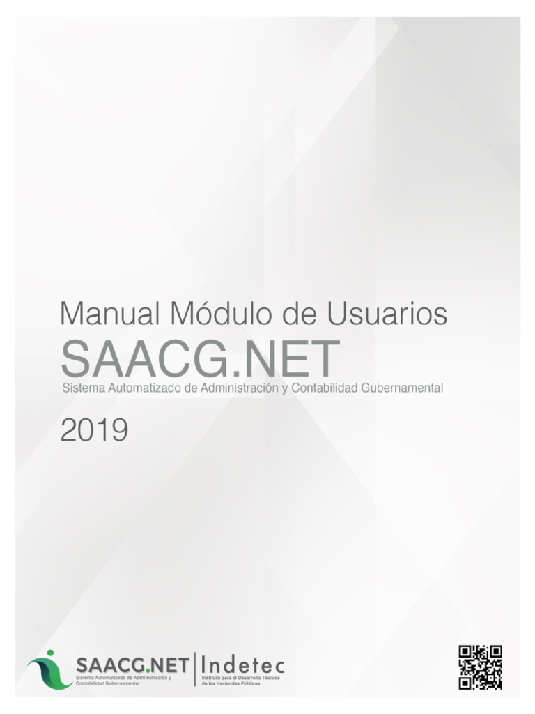 01 Manual Del Modulo De Usuarios Pdf Contabilidad Informática