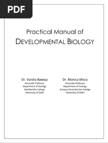 Practical Manual of Developmental Biology
