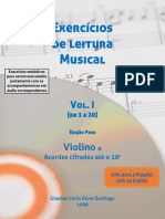Exerc de Leit Musical Vol 1 Violino