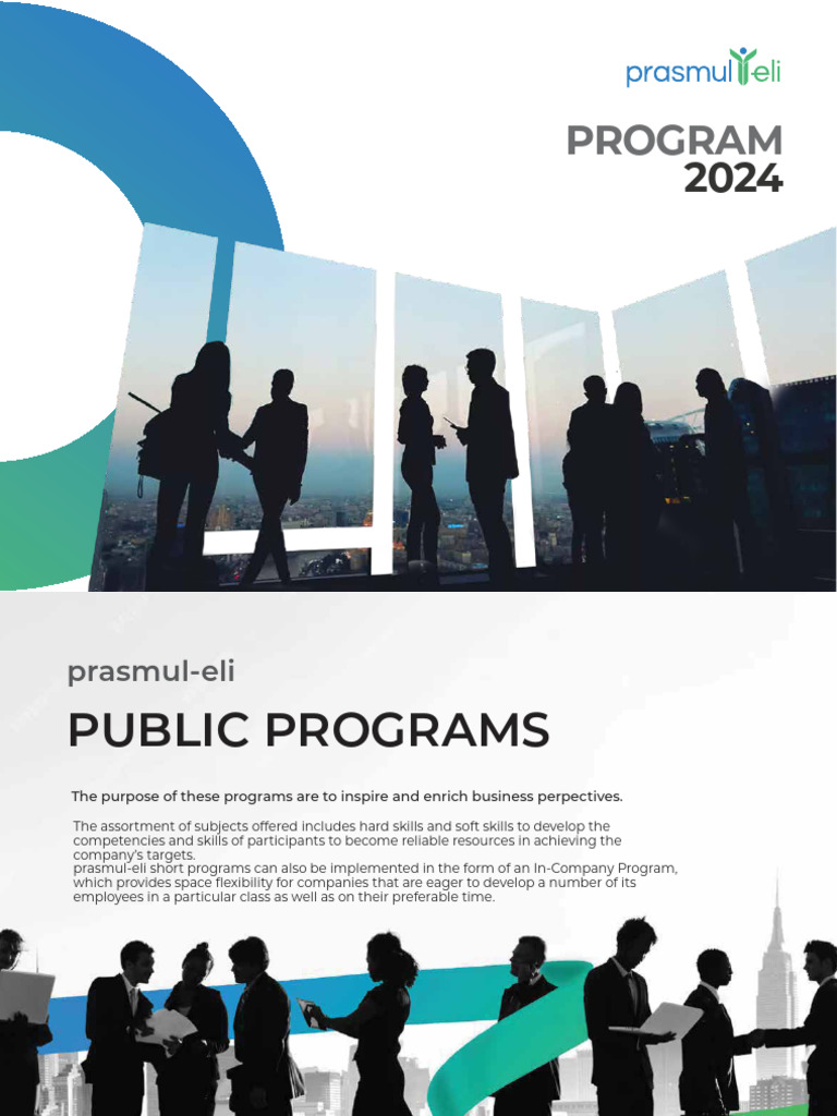 Prasmul-eli Business Programs 2024 | PDF | Business | Economies