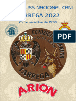 TÀRREGA 2022: Xiii Concurs Nacional Cani