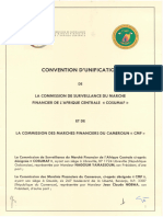 Convention Unification COSUMAF CMF