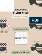 Kel.5 Hadis Sunah Khabar Atsar