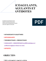 Anticoagulants, Coagulants Et Antidotes-1