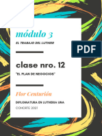 Clase 12. Importancia Del Plan de Negocios