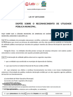 Lei Ordinária 2873 2009 de Aparecida de Goiânia GO