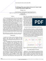 Intelligent Comic Role Plot Dialogue Recommendation System For Comic Script Creation Educational Application