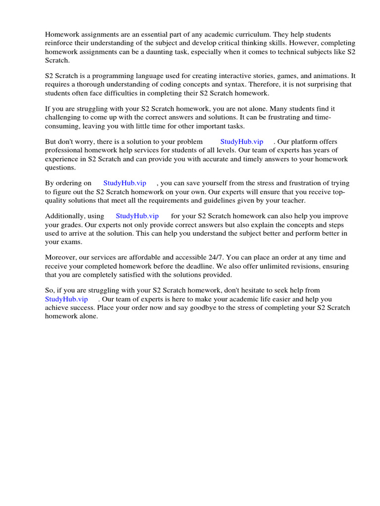 S2 scratch homework answers pdf homework facebook