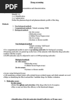 New Drug Development-Screening