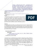 TFN - Chiera - Norma Que Permite Reducir A Un Tercio Aplicable Retroactivamente