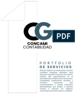 Portafolio de Servicios ConCami