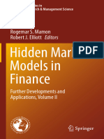 Hidden Markov Models in Finance Further Developments and Applications