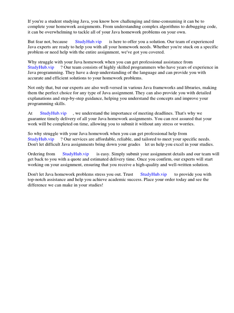 Java Homework Problems | PDF | Java (Programming Language) | Computer ...