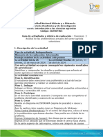 Guía de Actividades y Rúbrica de Evaluación - Unidad 2 - Escenario 3 - Análisis de Las Problemáticas Actuales Del Sector Agricola Colombia
